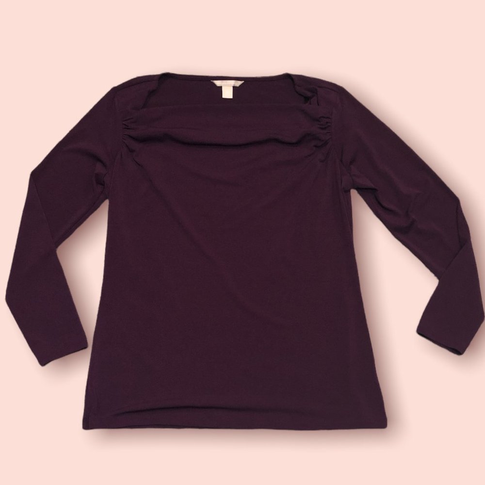 Elegant Purple Women's Top